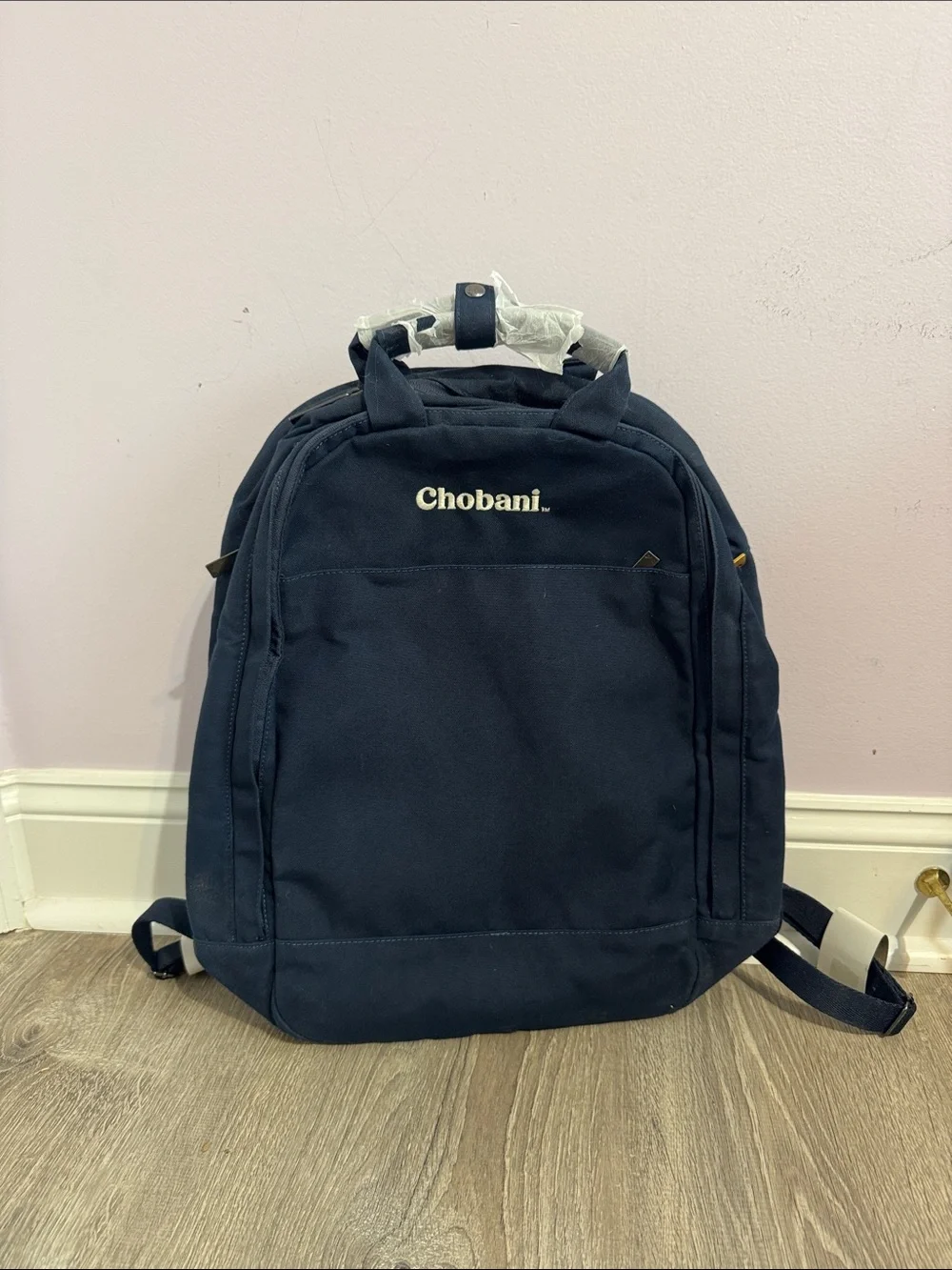 Navy Canvas Backpack